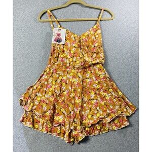 New Fashion Floral Mini Dress With Shorts Inside Size S/M NWT